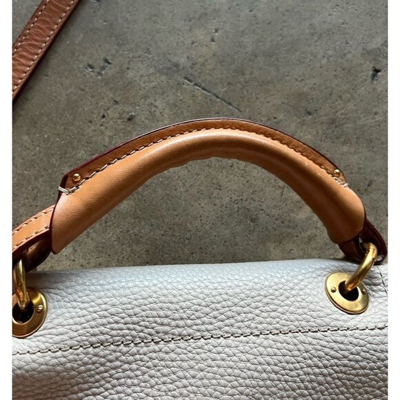 Marc by Marc Jacobs Classic Natasha Crossbody Bag White Cream Pebbled Leather - Picture 9 of 16